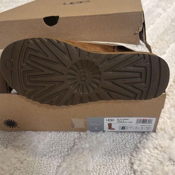 UGG tall chestnut brown boot, NIB size 8 - Picture 5 of 5